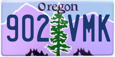 OR license plate 902VMK