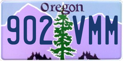 OR license plate 902VMM