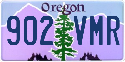 OR license plate 902VMR