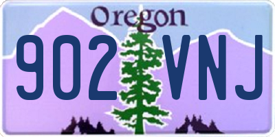 OR license plate 902VNJ