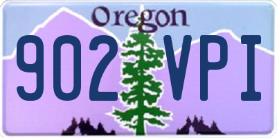 OR license plate 902VPI