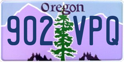 OR license plate 902VPQ