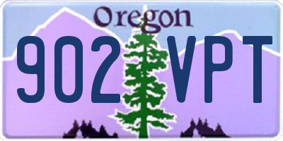 OR license plate 902VPT