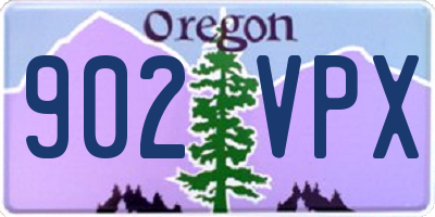 OR license plate 902VPX