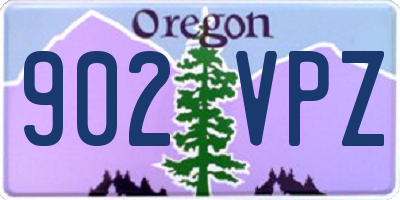 OR license plate 902VPZ