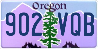 OR license plate 902VQB