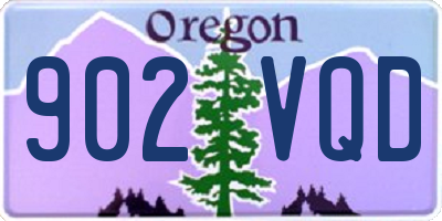 OR license plate 902VQD
