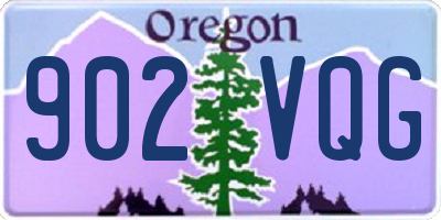 OR license plate 902VQG