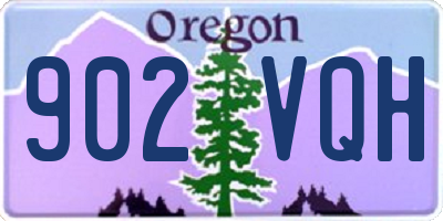 OR license plate 902VQH