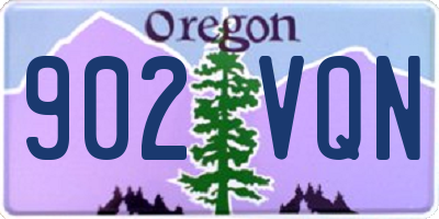 OR license plate 902VQN