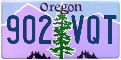 OR license plate 902VQT