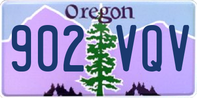 OR license plate 902VQV