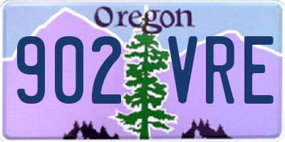 OR license plate 902VRE