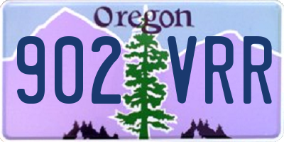OR license plate 902VRR