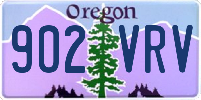OR license plate 902VRV