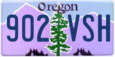 OR license plate 902VSH