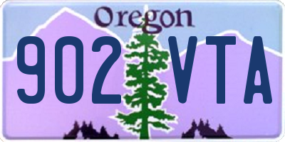 OR license plate 902VTA