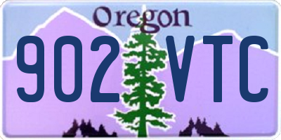 OR license plate 902VTC