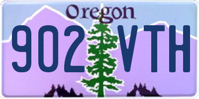 OR license plate 902VTH