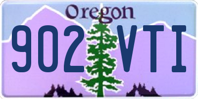 OR license plate 902VTI