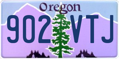 OR license plate 902VTJ