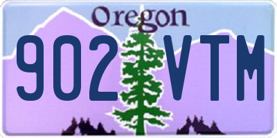 OR license plate 902VTM