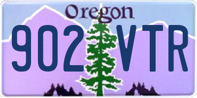 OR license plate 902VTR