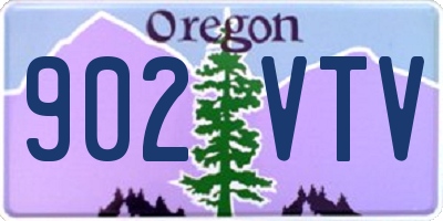 OR license plate 902VTV