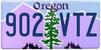 OR license plate 902VTZ