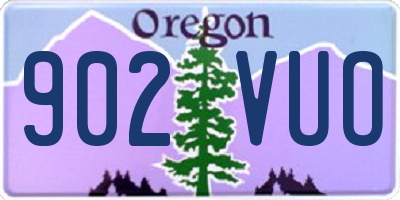 OR license plate 902VUO