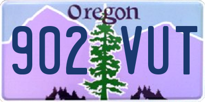 OR license plate 902VUT