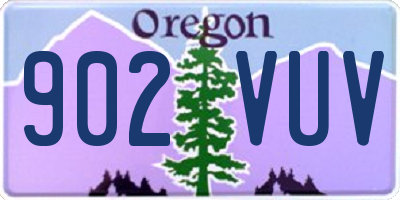 OR license plate 902VUV