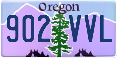 OR license plate 902VVL