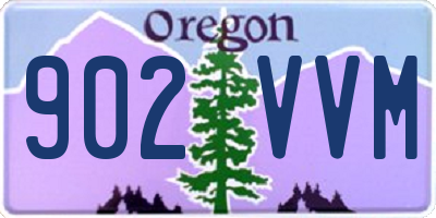 OR license plate 902VVM