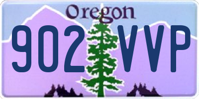 OR license plate 902VVP
