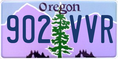 OR license plate 902VVR