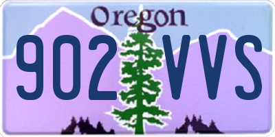 OR license plate 902VVS