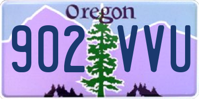 OR license plate 902VVU