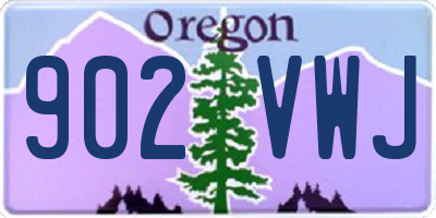 OR license plate 902VWJ