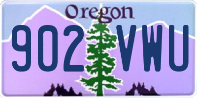 OR license plate 902VWU