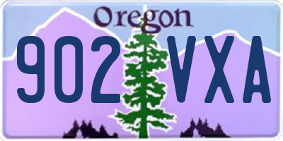 OR license plate 902VXA