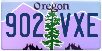 OR license plate 902VXE