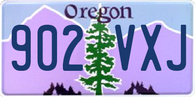 OR license plate 902VXJ