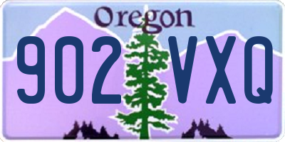 OR license plate 902VXQ