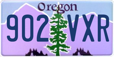 OR license plate 902VXR