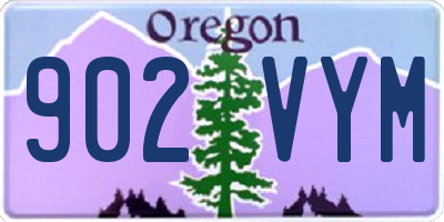 OR license plate 902VYM