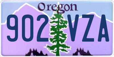 OR license plate 902VZA