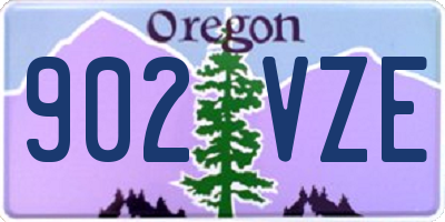 OR license plate 902VZE