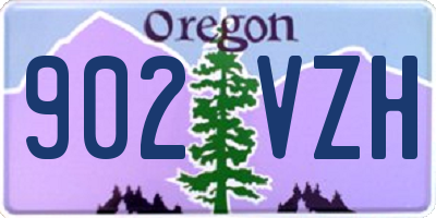 OR license plate 902VZH