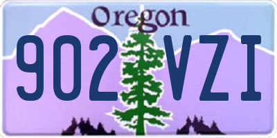 OR license plate 902VZI